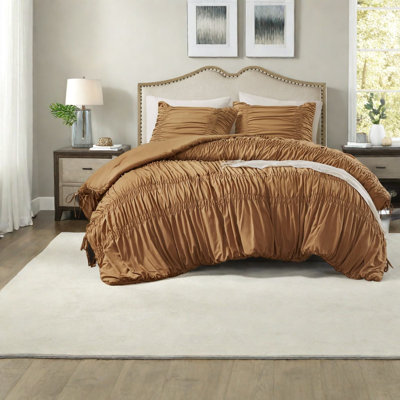 Ensembles de literie pour grand lit doux en microfibre 3 pièces, style maison de campagne française