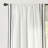 Lush Decor Olivia Ric Rac Embroidery Border Semi-Sheer Single Curtain Panel