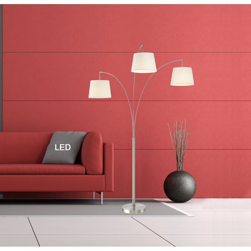 Lampe sur pied arquée 84 po Luce
