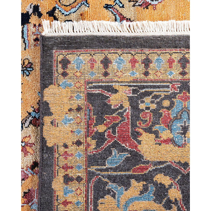 Overdyed One-of-a-Kind 9' 2" X 12' 3" Hand Knotted Area Rug