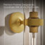 Luminaire de meuble-lavabo d'intérieur 2 lumières Purist ™, homologué UL-66390925-66390924