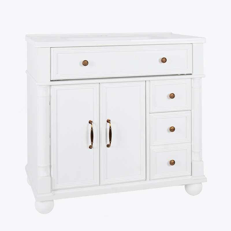 Armoire de salle de bain, armoire seulement, Blanc
