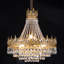 Lustre 9 niveaux empire cristal doré / bronze-62992824-62992804-62992825