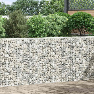 Trapezium Gabion Raised Bed Galvanized Steel Wall Basket Multi Sizes