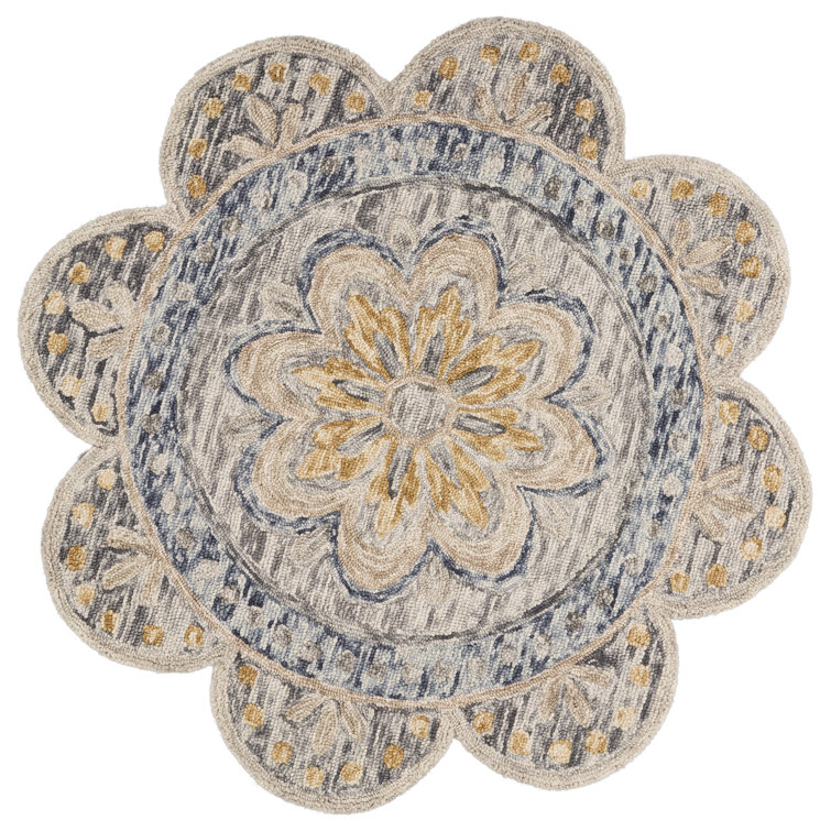 Dickie Hand Tufted Wool Indoor Rug