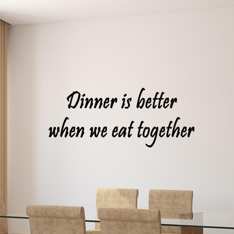 Décalcomanie murale « manger is meilleur » Dirraw