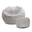 rucomfy Beanbags Slouchbag Large Corduroy Bean Bag Chair - Adult Bean Bag with Filling - Home Furniture Seating for Living Room or Bedroom - Machine Washable - 80 x 110cm-548671210-546506927
