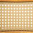 Netro Acacia Wood Dining Chair With Light Brown Wicker