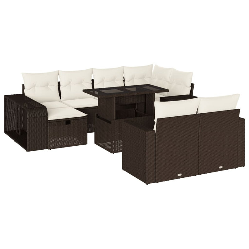 Ensemble de canapé de jardin Vidaxl