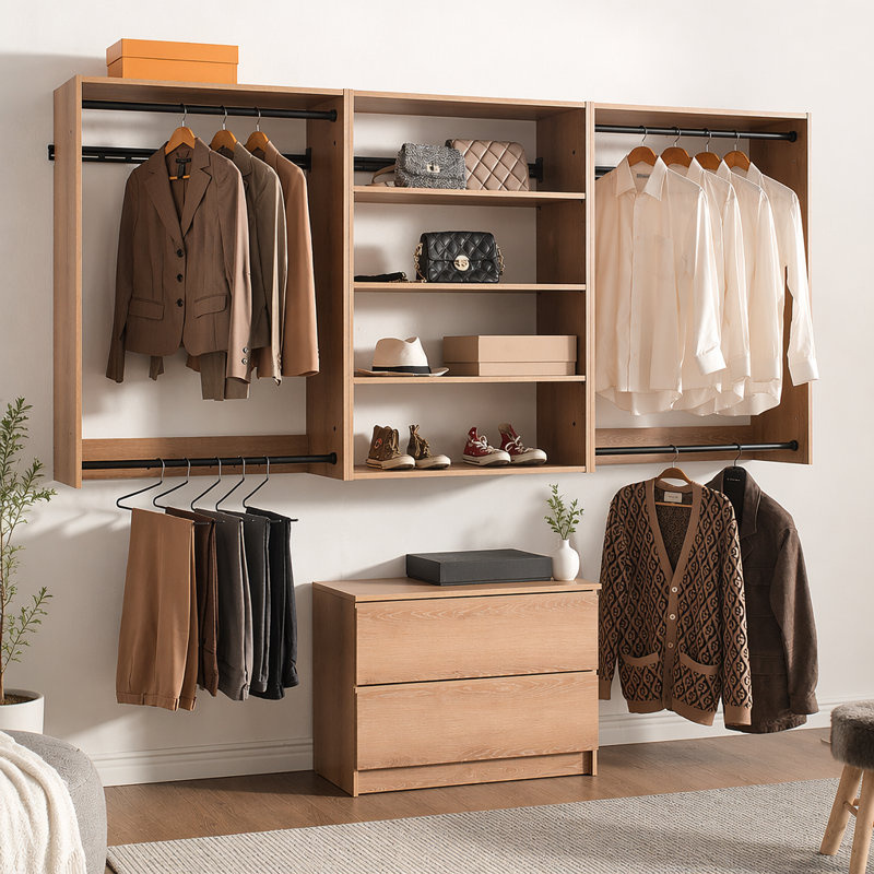 Système de placard en bois Devi