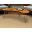 Sage Kidney Coffee Table With Metal Legs-263826637