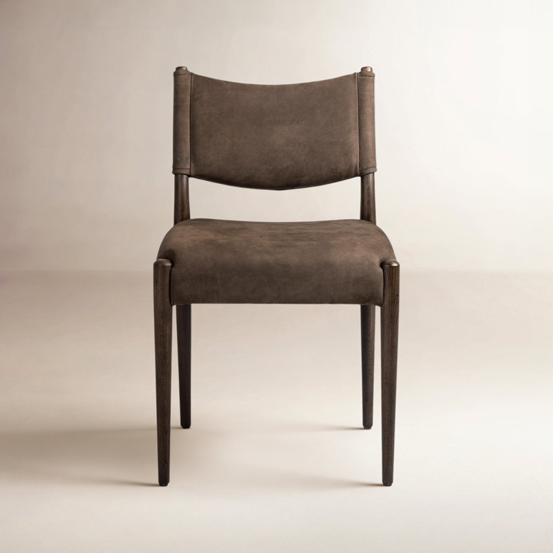 Jayla Upholstered Dining Chair, Burnt Oak, Burnt Oak