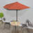 Balcony Parasol Aluminum Half