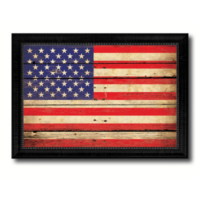 Cadre photo sur toile drapeau d’amérique des états-unis