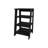 Freestanding Black Bathroom Shelf For Efficient Storage Of Essentials With 4 Design