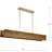 Lusail 8 - Light Dimmable Linear Chandelier