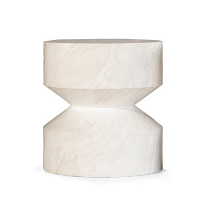 17" Hourglass Patio Side Table