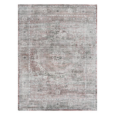 Viscose Oriental Indoor Rug