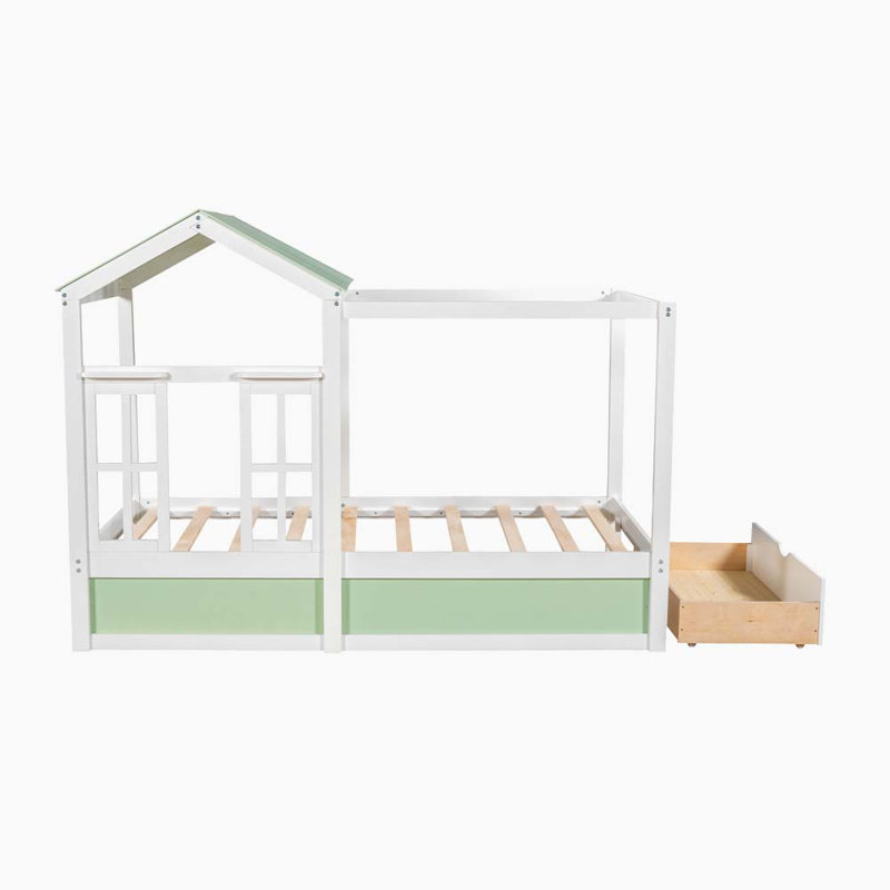 Lit fantaisiste Montegut, Vert, Simple