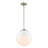 Martina 1-Light Dimmable Metal and Glass Pendant with Adjustable Height-86771885-86771890