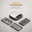 Machine à gaufres, grillades et sandwichs 3 en 1 - Ensemble de presse à panini et gaufrier avec plaques antiadhésives amovibles, parfait pour le fromage grillé, le thon fondu, les hamburgers et les steaks (noir)