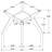 Paxton Square Wood Dining Table Base Brown