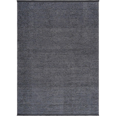 Ruglenza Modern Woven Rug - Washable Soft Touch Carpet, Non Slip Base, Easy Clean Wool Blend Texture, Decorative Area Rug for Living Room & Bedroom