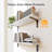 Bathroom Shelves Over Toilet With Storage Basket, Floating Wall Shelves For Home Organization & Wall Decor, White-668358825