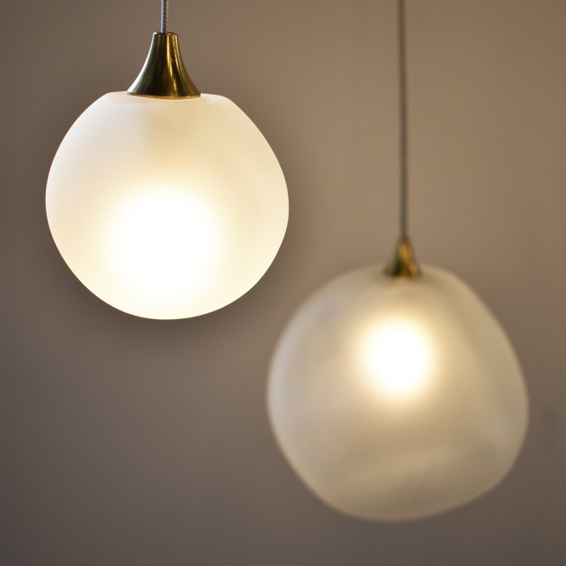 Voyage 3 mix Pendants Chandelier, Satin Nickel