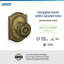 Georgian Passage Knob with Camelot Trim-22334260