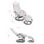 Emily 67cm Wide Swivel Ergonomic Recliner-1554231361
