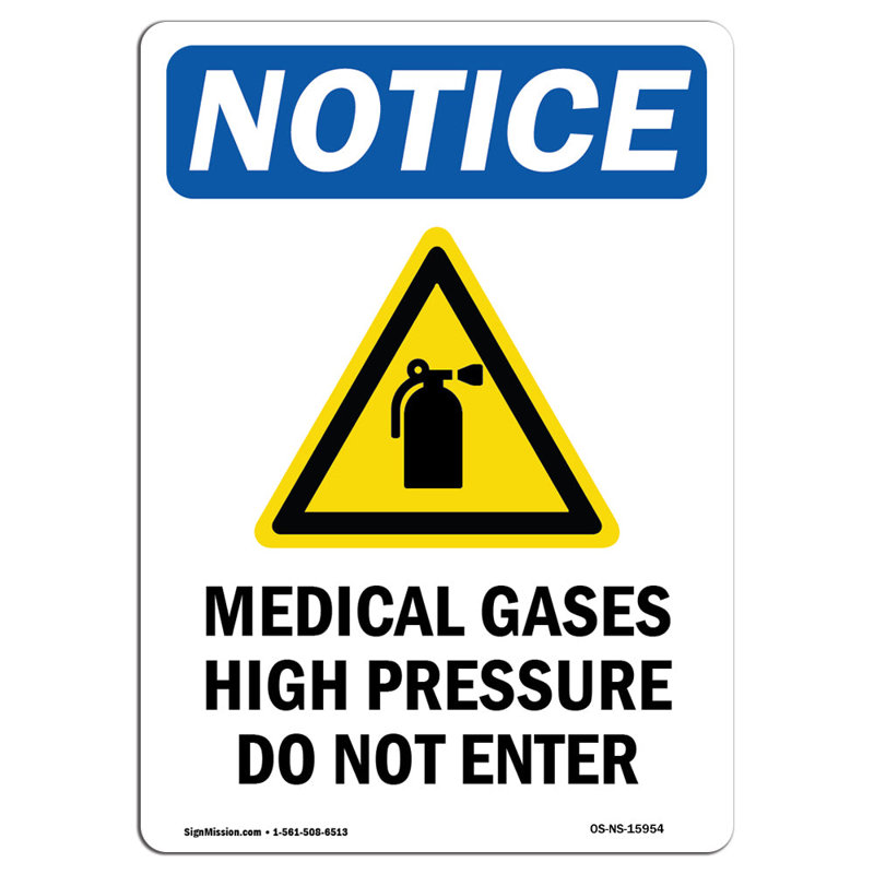 Enseigne de gaz médicaux