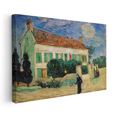 «White House at Night, 1890», reproduction d'art sur toile