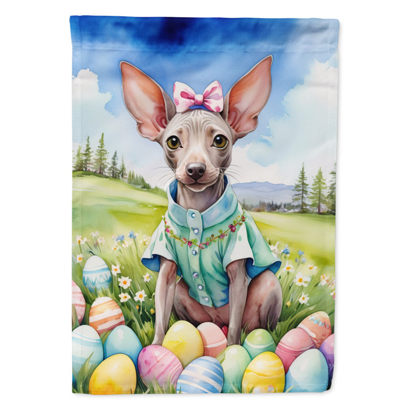 Easter Egg Hunt Double Sided 15.5'' H x 11.25'' W Polyester Easter Garden Flag