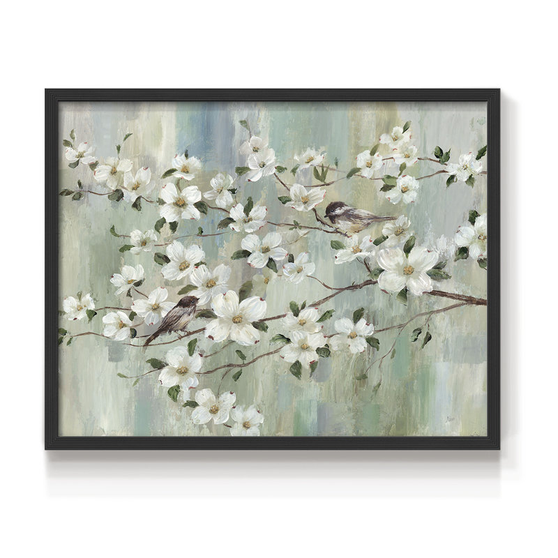 Spring's Song - Reproduction encadrée - Restickable, H 8 po x l 10 po, Noir, noir, noir, noir