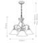 Balsam 3 - Light Shaded Chandelier