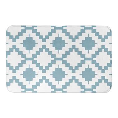 Blue Bathroom Rugs, Moroccan Bath Rugs