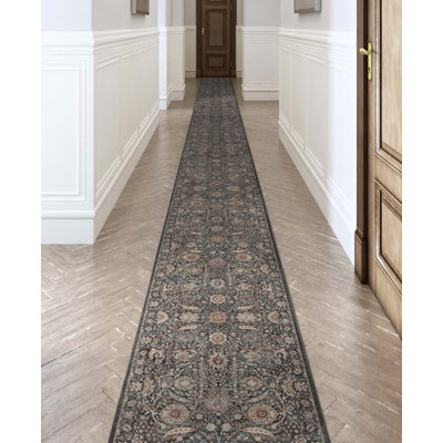  Tapis à motif floral oriental Asha