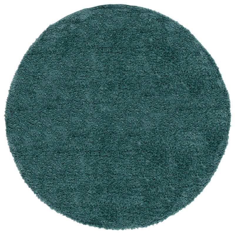 August Shag 900 Performance Solid Color Rug, Round 6'7"