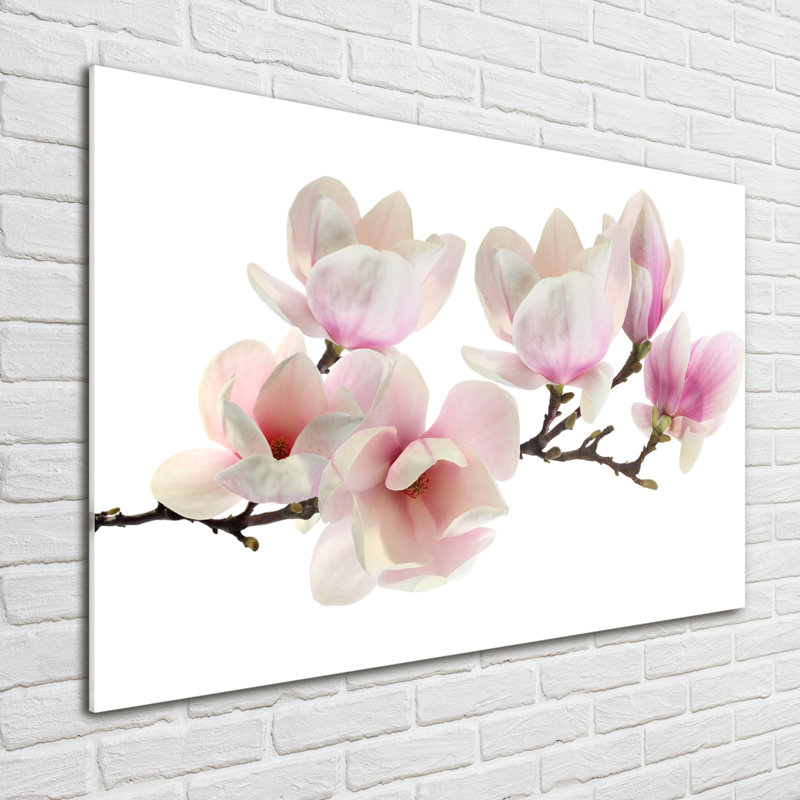 Magnolia - Print, Unframed Glass, 70cm H x 100cm W x 4cm D