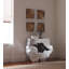 Freedom Console Table in Silver Leaf/White