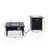Walbrooke Square Aluminum and Glass Propane Fire Pit Table with Lid-88675397