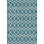 Tapis intérieur / extérieur bleu Yepez-791006346