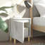 Rensselaer Bed Cabinet with Solid Wood Legs 40x30x50 cm-1377170493