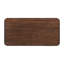 1pc Storage Cocktail Table Walnut Finish Tambour Doors 2x Shelves Modern Living Room Furniture