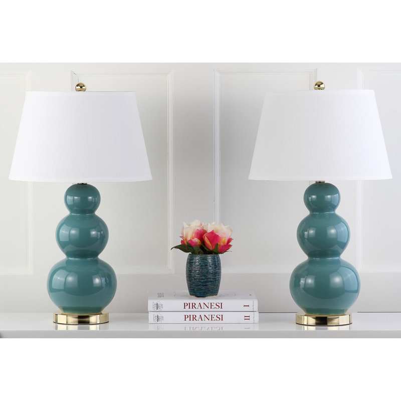 Dearious Table Lamp Set, Light Blue