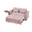 Canapé-lit en chenille avec accoudoirs avec rangement, port USB et table d'appoint-329955530