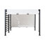 Steel Pergola OETA - 304cm x 372cm, white