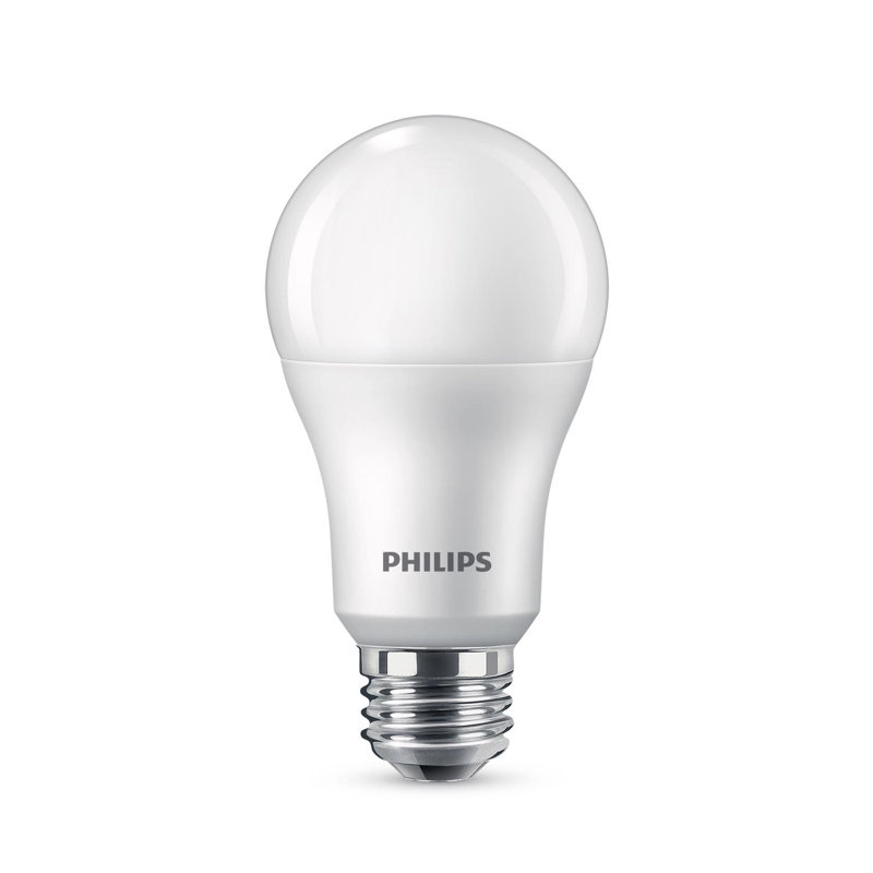 Philips A19 E26 (Medium) LED Bulb Soft White 100 Watt Equivalence 2 pk, 1500 Lumens, 2700 Kelvins, 16.6 W