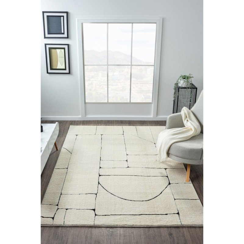 Phin Clear Area Rug, Rectangle 200 x 290cm, Jute